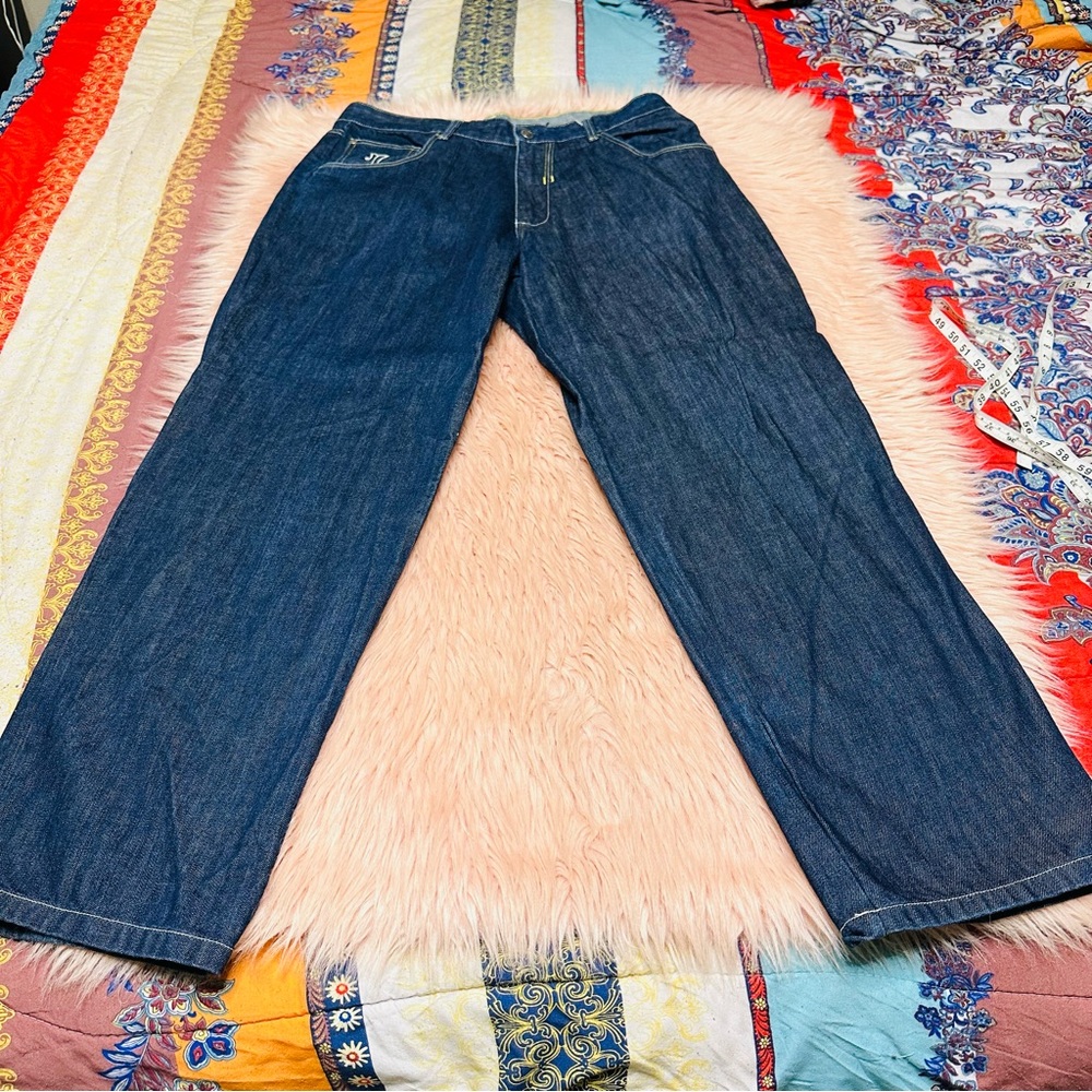 Makaveli Branded Mens 38x34 Relaxed Jeans